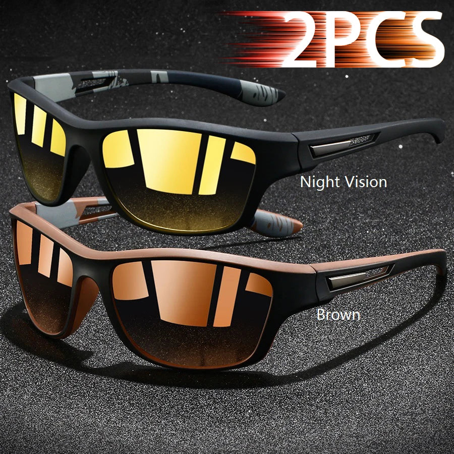 Fashion Vintage Cycling Fishing Sports Sunglasses Men Women Running Cycling Mountaineering Sport Man Sun Glasses UV400 Eyewear