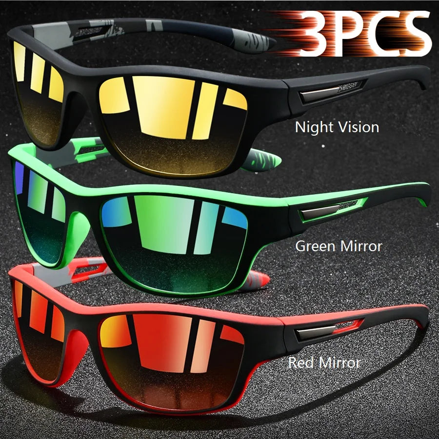 Fashion Vintage Cycling Fishing Sports Sunglasses Men Women Running Cycling Mountaineering Sport Man Sun Glasses UV400 Eyewear