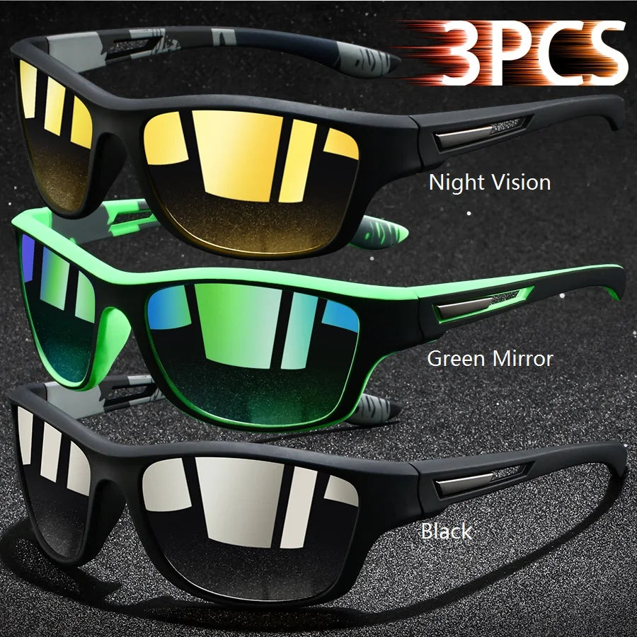 Fashion Vintage Cycling Fishing Sports Sunglasses Men Women Running Cycling Mountaineering Sport Man Sun Glasses UV400 Eyewear