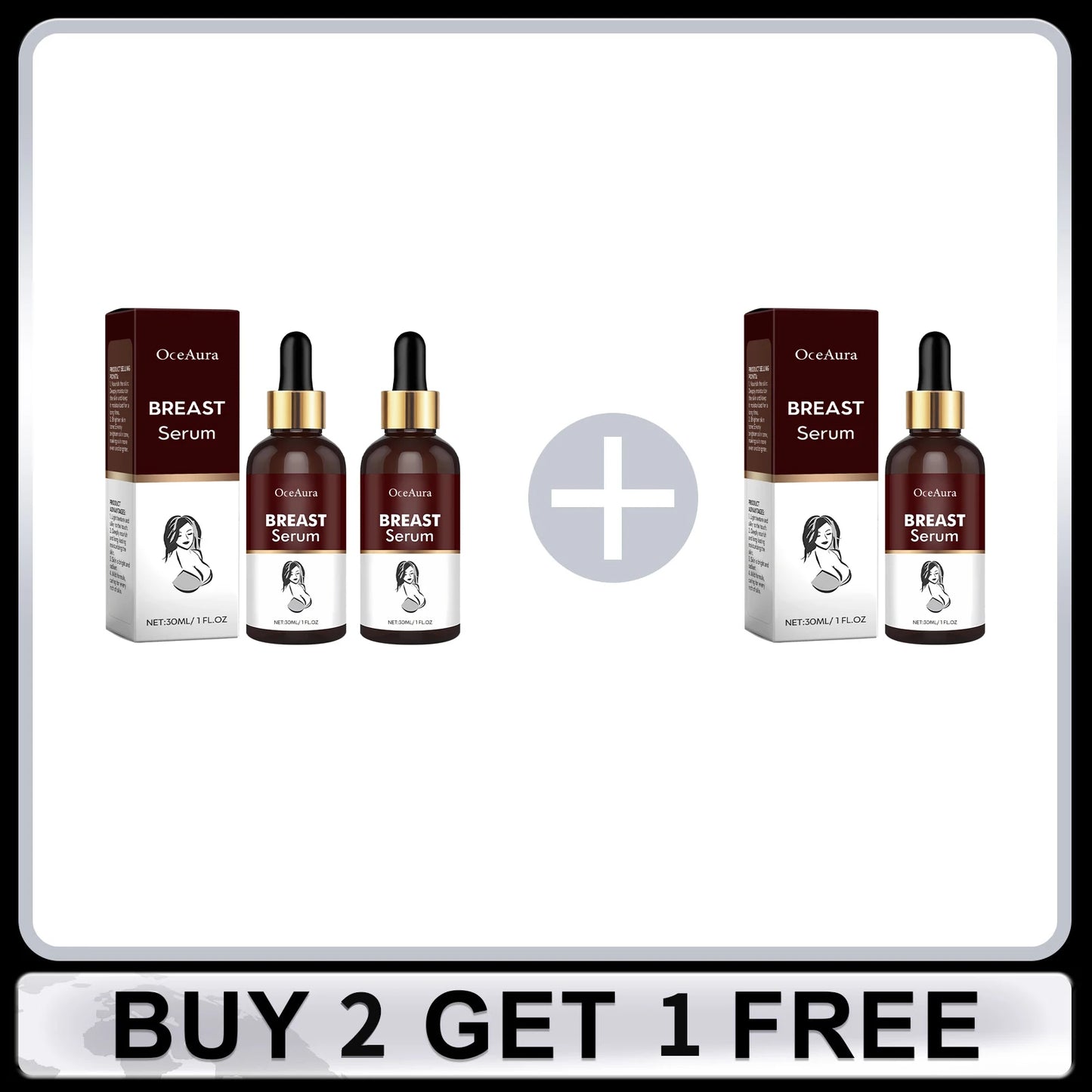Breast Massage Serum Firming Lifting Enhance Breast Elasticity Brightening Skin Tone Relieve Dryness Nourishing Breast Care Oil