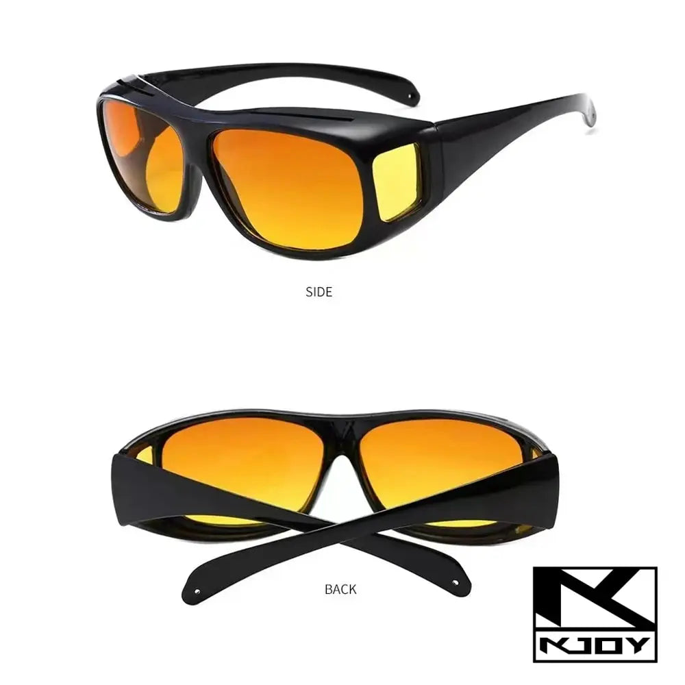 2025 KJOY Brand Night Vision Sunglasses Car Night Driving Glasses Driver Goggles Unisex Sun Glasses UV Protection Sunglasses