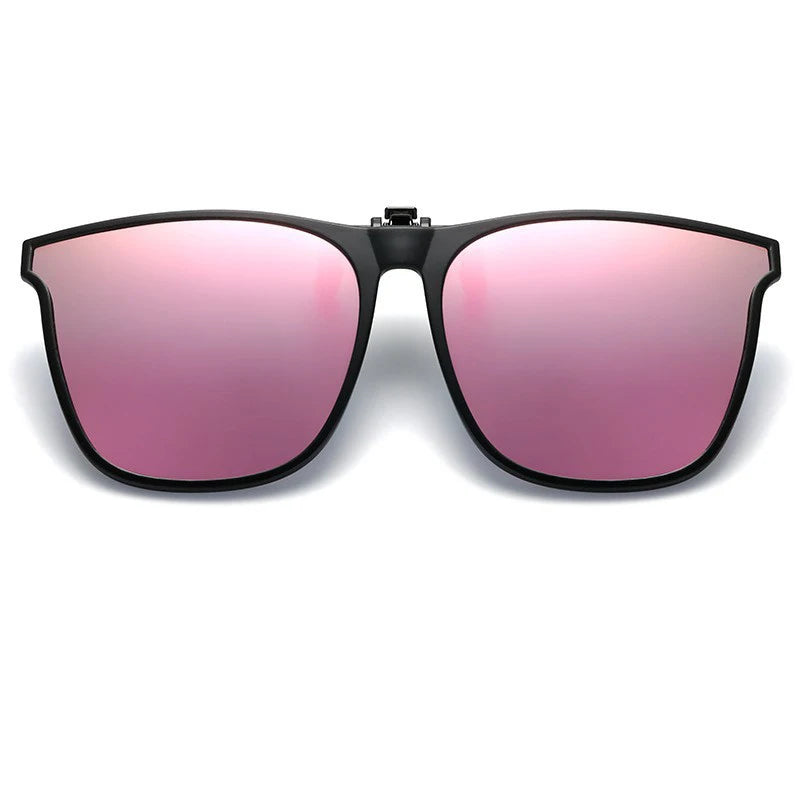 Polarized Clip On Sunglasses Men Women Photochromic Car Driver Goggles Night Vision Glasses Anti Glare Vintage Square Glasses