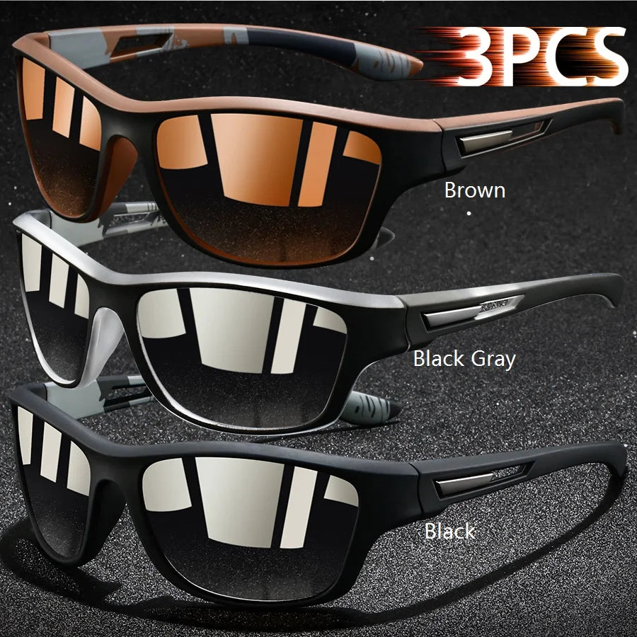 Fashion Vintage Cycling Fishing Sports Sunglasses Men Women Running Cycling Mountaineering Sport Man Sun Glasses UV400 Eyewear