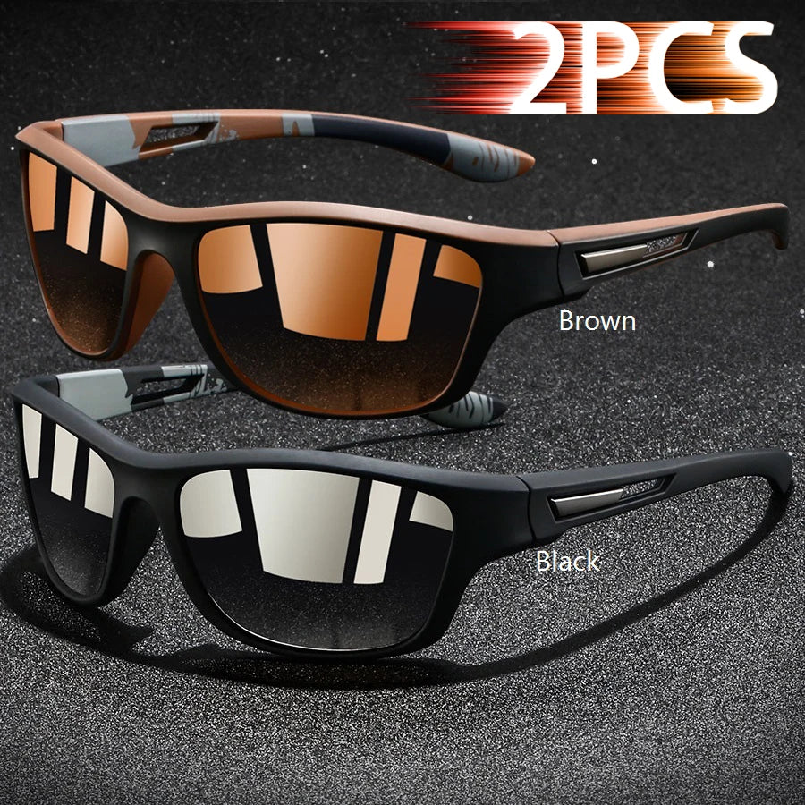 Fashion Vintage Cycling Fishing Sports Sunglasses Men Women Running Cycling Mountaineering Sport Man Sun Glasses UV400 Eyewear