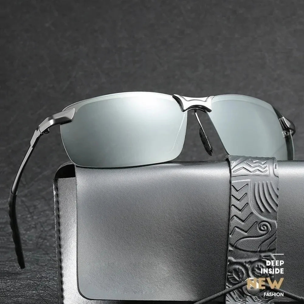 KKJOY Photochromic Polarized Sunglasses UV400 - Day Night Vision Driving Fishing Chameleon Eyewear
