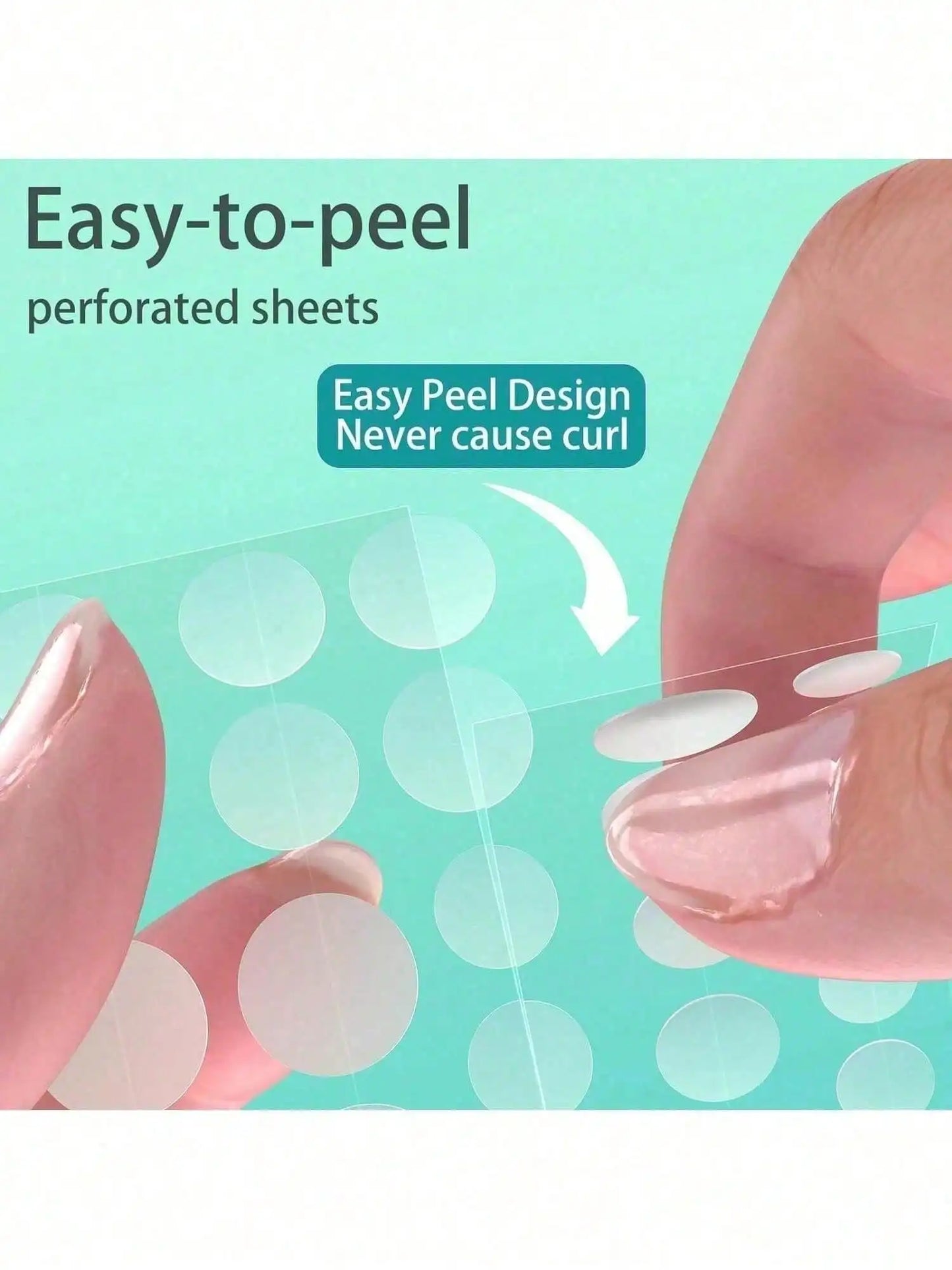 78 pieces/set, 2 kinds of hydrogel defect concealing stickers - waterproof, daytime and night use, portable and easy to use