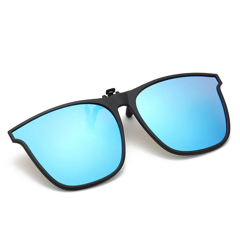Polarized Clip On Sunglasses Men Women Photochromic Car Driver Goggles Night Vision Glasses Anti Glare Vintage Square Glasses