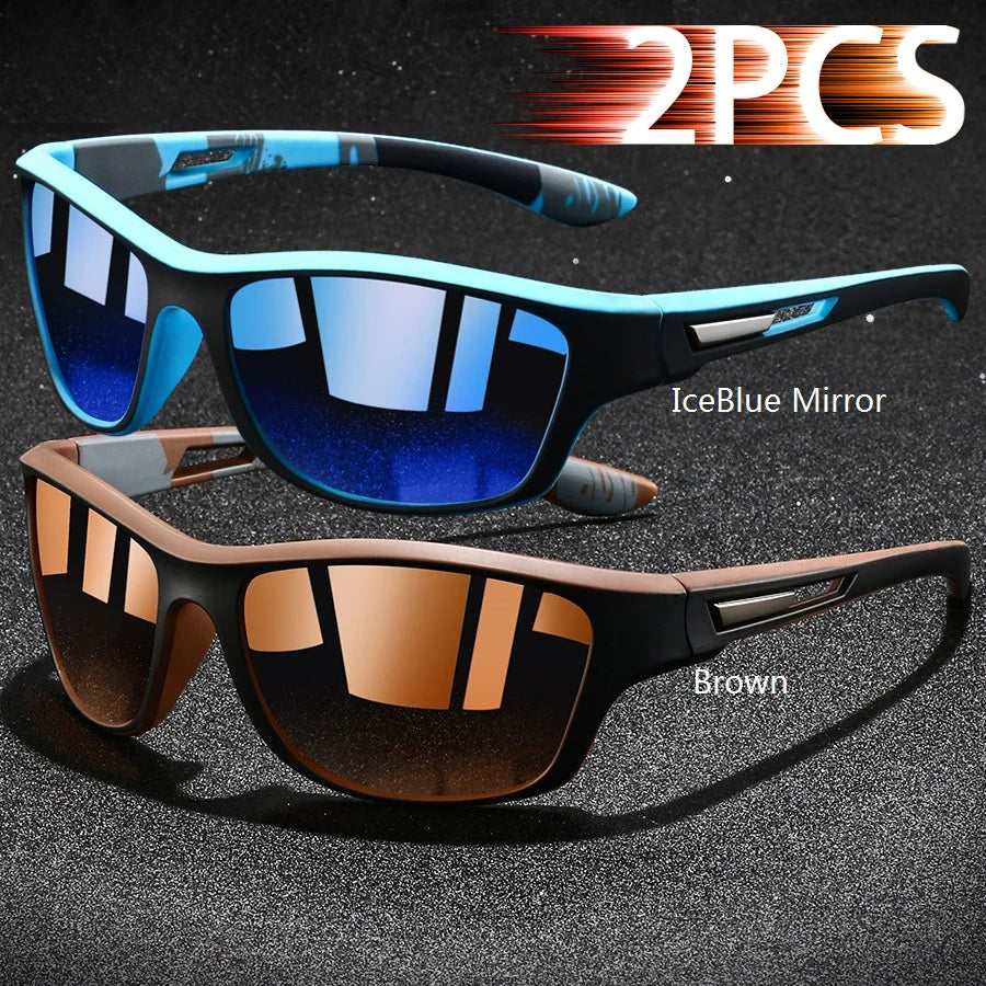 Fashion Vintage Cycling Fishing Sports Sunglasses Men Women Running Cycling Mountaineering Sport Man Sun Glasses UV400 Eyewear