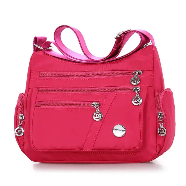 Women's casual large capacity crossbody bag, multifunctional waterproof shoulder bag, shopping handbag