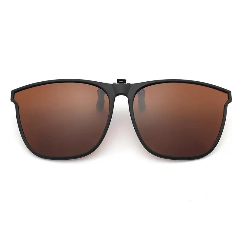 Polarized Clip On Sunglasses Men Women Photochromic Car Driver Goggles Night Vision Glasses Anti Glare Vintage Square Glasses