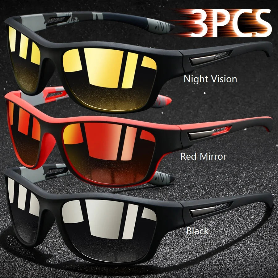 Fashion Vintage Cycling Fishing Sports Sunglasses Men Women Running Cycling Mountaineering Sport Man Sun Glasses UV400 Eyewear