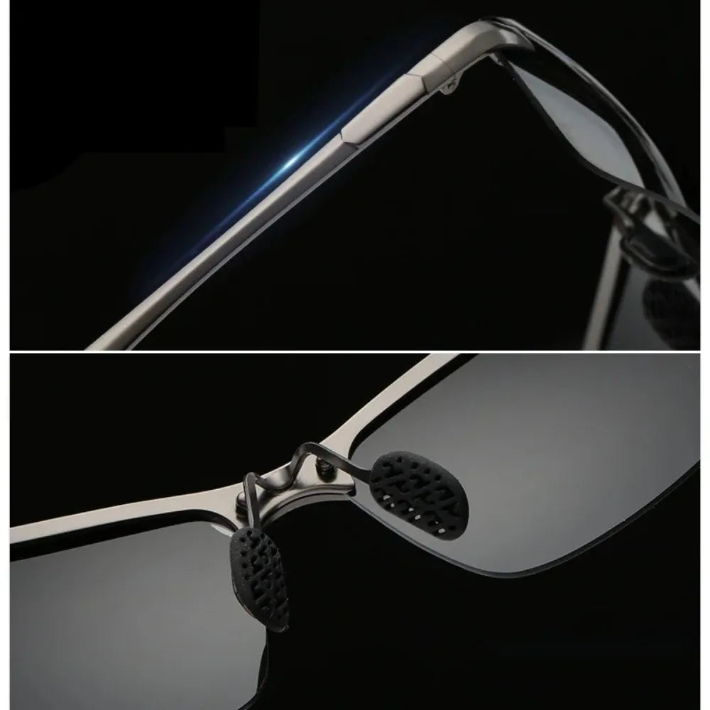 KKJOY Photochromic Polarized Sunglasses UV400 - Day Night Vision Driving Fishing Chameleon Eyewear