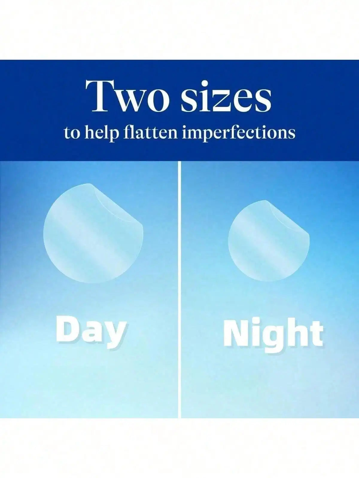 78 pieces/set, 2 kinds of hydrogel defect concealing stickers - waterproof, daytime and night use, portable and easy to use