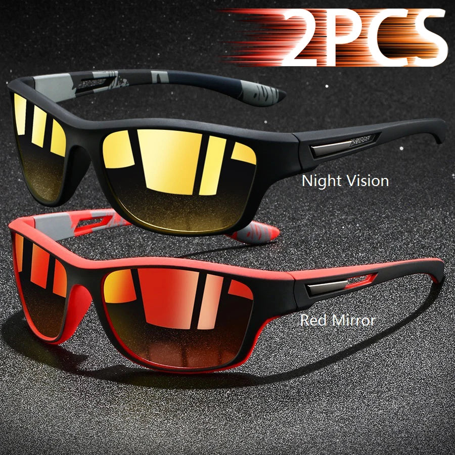 Fashion Vintage Cycling Fishing Sports Sunglasses Men Women Running Cycling Mountaineering Sport Man Sun Glasses UV400 Eyewear