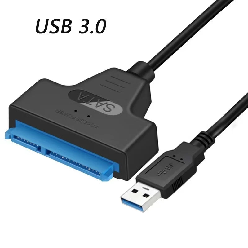 USB 3.0 to SATA Adapter Cable Support 22 Pin 2.5 Inch External HDD SSD Hard Disk Drive Cable