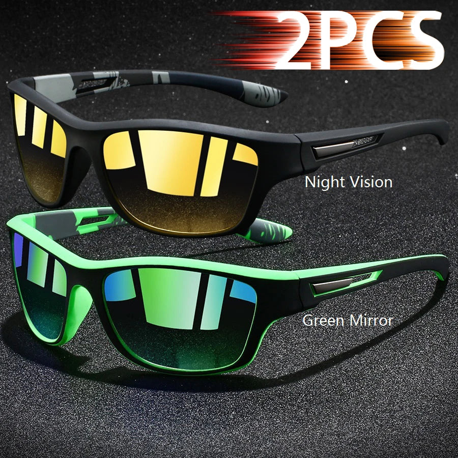 Fashion Vintage Cycling Fishing Sports Sunglasses Men Women Running Cycling Mountaineering Sport Man Sun Glasses UV400 Eyewear