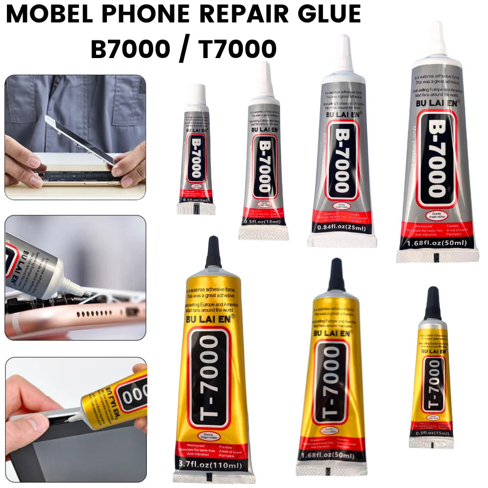 B7000 Contact Phone Repair Adhesive T7000 Frame Battery Cover Glass Repair Glue 15ML 25ML 50ML 110ML