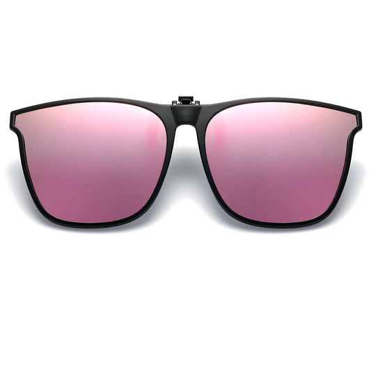 Polarized Clip On Sunglasses Men Women Photochromic Car Driver Goggles Night Vision Glasses Anti Glare Vintage Square Glasses